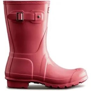 Hunter Pink Original Short Rain Boot